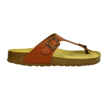 Orange-Nacre Red - Front - Sanosan Womens-Ladies Geneve Sandals