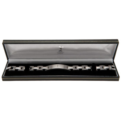 Silver - Side - Tottenham Hotspur FC Stainless Steel Bracelet