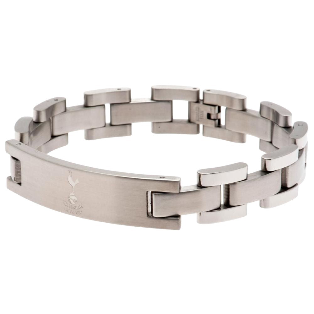 Silver - Front - Tottenham Hotspur FC Stainless Steel Bracelet