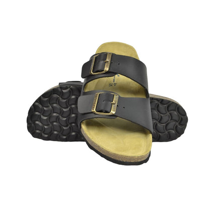 Black-Brown - Lifestyle - Sanosan Womens-Ladies Aston Sano Flor Sandals