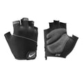 Black-White - Side - Nike Womens-Ladies Elemental Fitness Fingerless Gloves