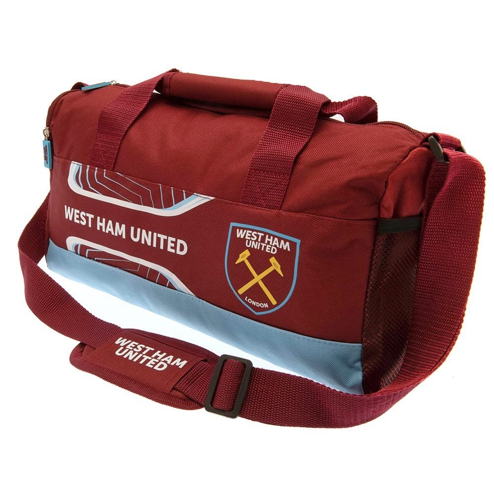 Claret Red-Sky Blue - Side - West Ham United FC Flash Duffle Bag
