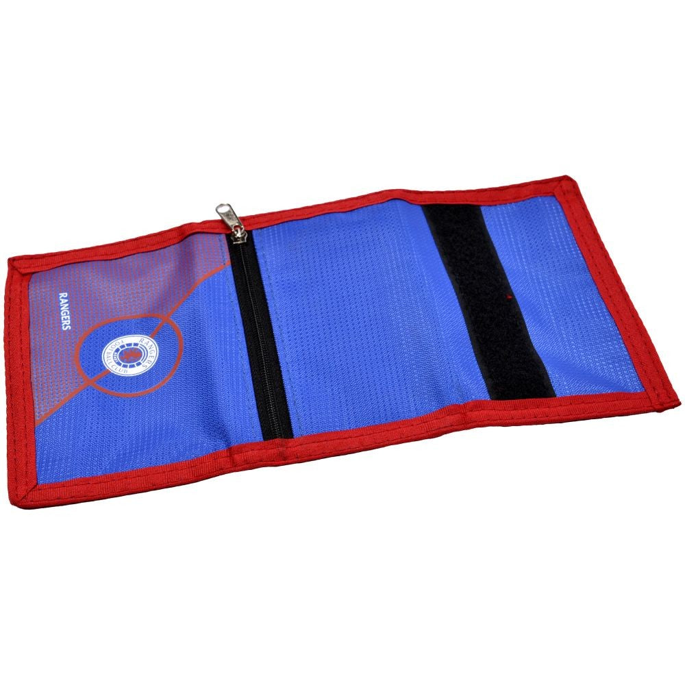 Blue-Red - Side - Rangers FC Centre Spot Tri-Fold Wallet