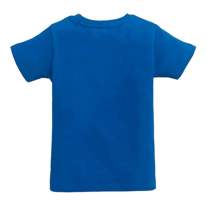 Blue - Back - Inspire The Artist You Childrens-Kids Football Stud T-Shirt