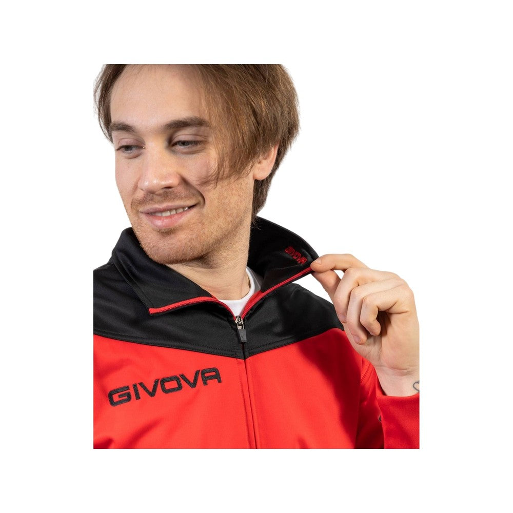 Red-Black - Side - Givova Mens Tracksuit