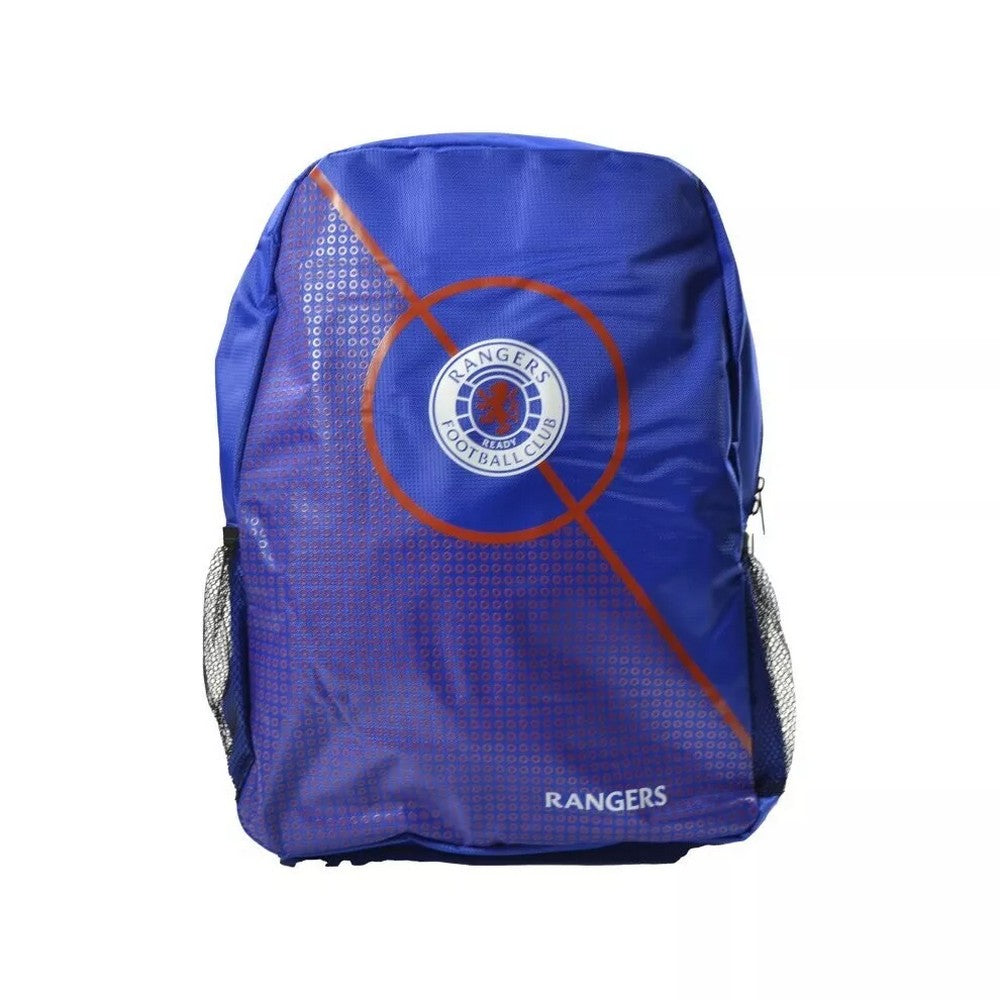 Blue-Red-White - Front - Rangers FC Spotted Backpack