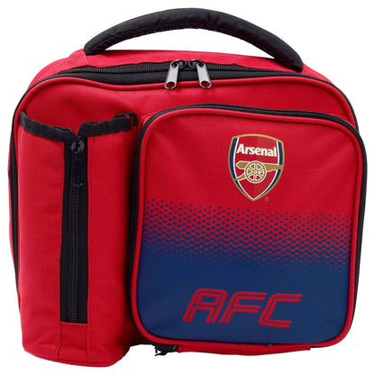 Red-Blue - Front - Arsenal FC Dot Fade Lunch Bag