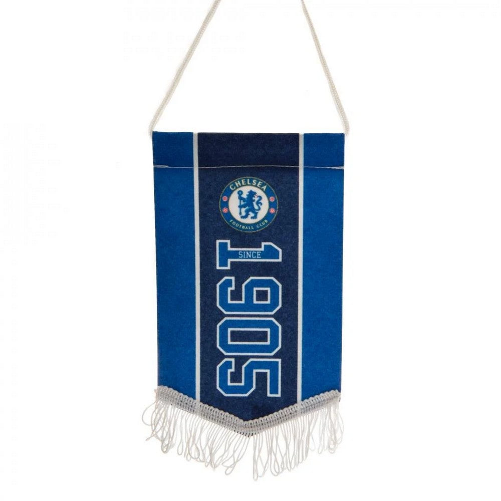 Royal Blue-White - Back - Chelsea FC Established 1905 Pennant