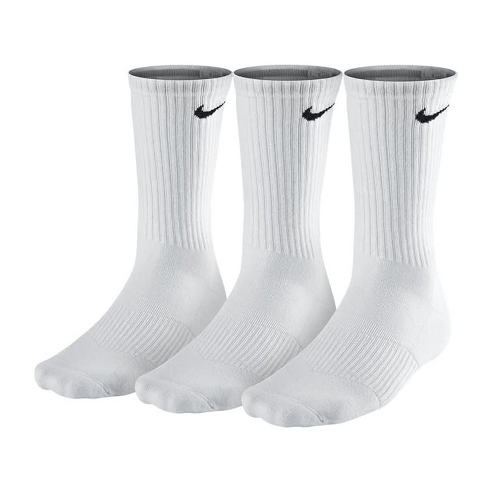 White - Front - Nike Mens Everyday Cushioned Socks (Pack of 3)