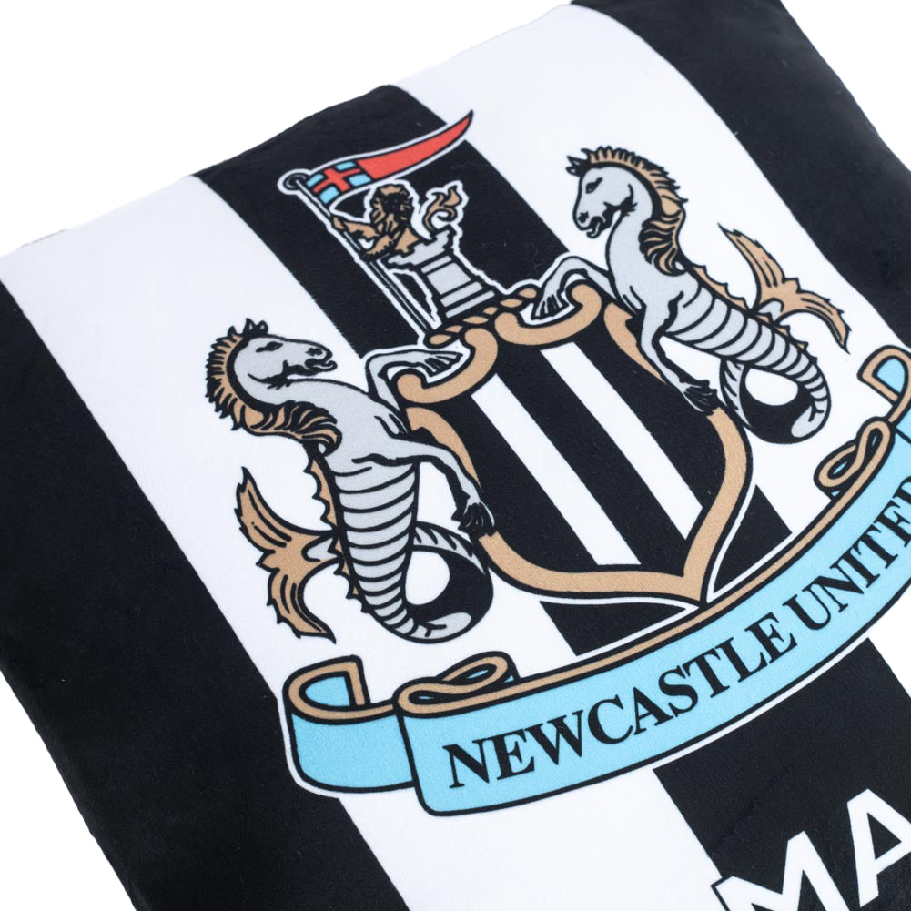 Black-White-Blue - Side - Newcastle United FC St James Park Filled Cushion