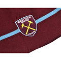 Claret Red-Sky Blue - Back - West Ham United FC Crest Knitted Beanie