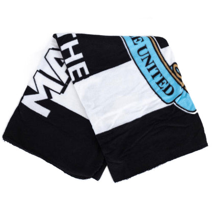 White-Black - Back - Newcastle United FC Fleece Blanket