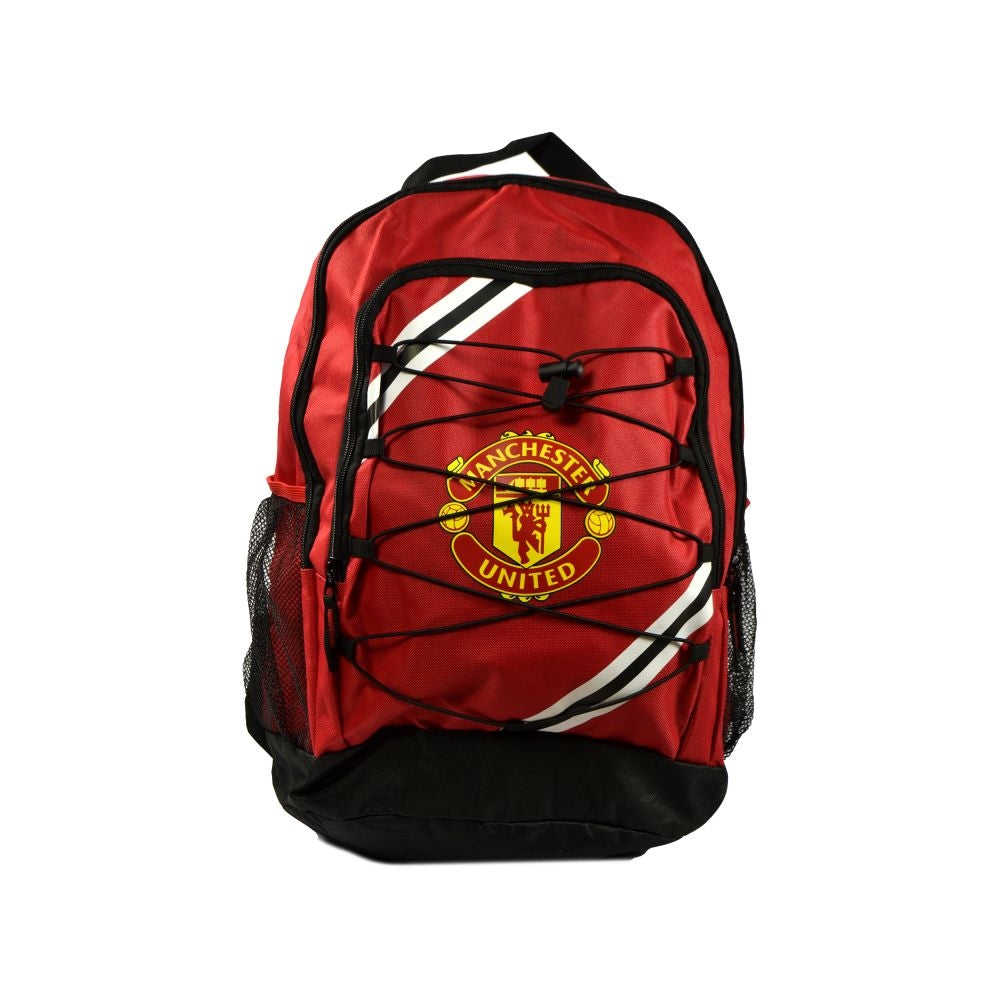 Red - Front - Manchester United FC Core Stripe Backpack