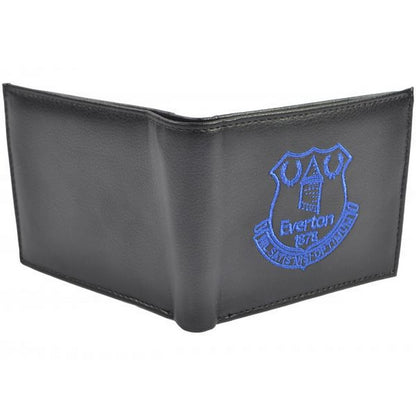 Black - Side - Everton FC Embroidered Bi-Fold Wallet