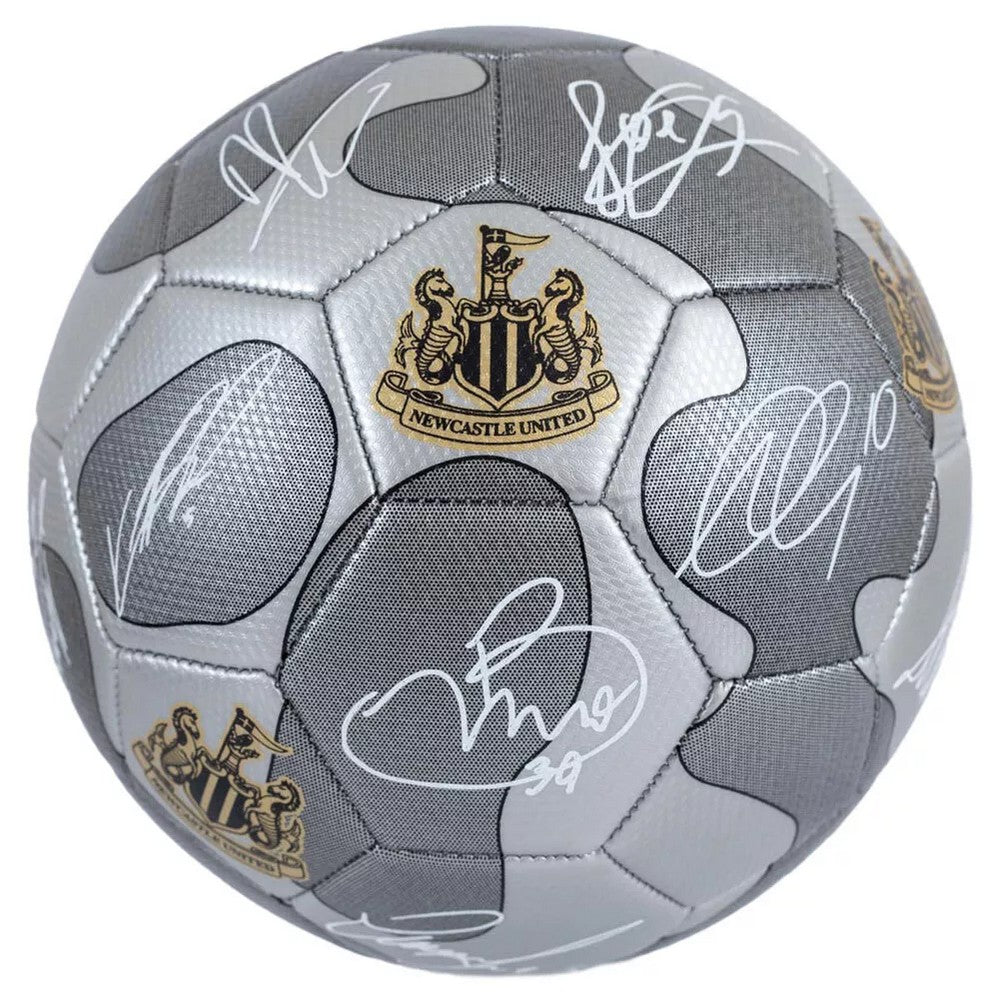 Grey-White-Black - Back - Newcastle United FC Signature Camo Football