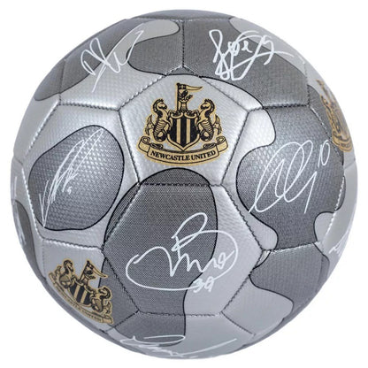 Grey-White-Black - Back - Newcastle United FC Signature Camo Football
