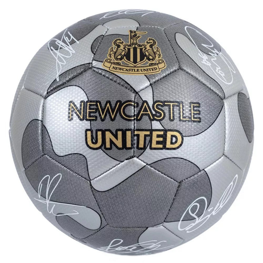 Grey-White-Black - Front - Newcastle United FC Signature Camo Football