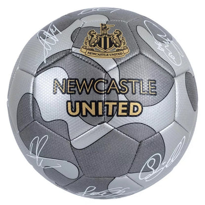 Grey-White-Black - Front - Newcastle United FC Signature Camo Football