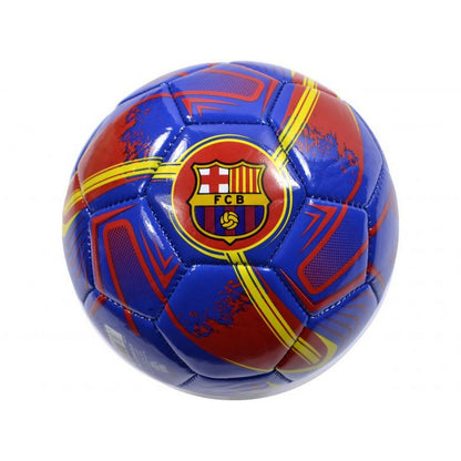 Blue-Granite-Yellow - Front - Barcelona FC Turbine Crest Mini Football