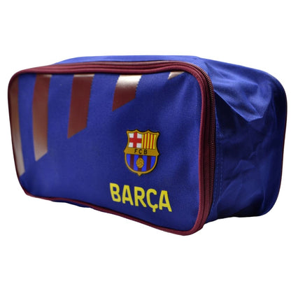 Blue-Granite-Yellow - Back - Barcelona FC Stripe Boot Bag