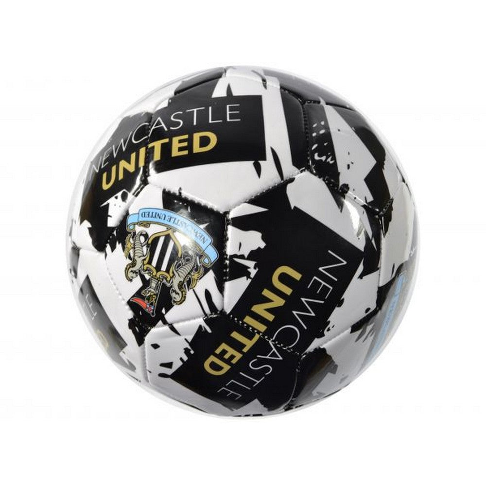 Black-White-Gold - Side - Newcastle United FC Graffiti Football