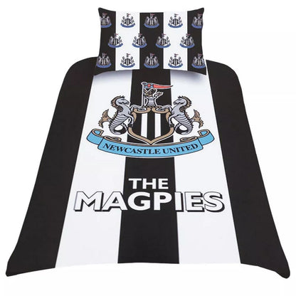 Black-White-Blue-Gold - Front - Newcastle United FC Duvet Set