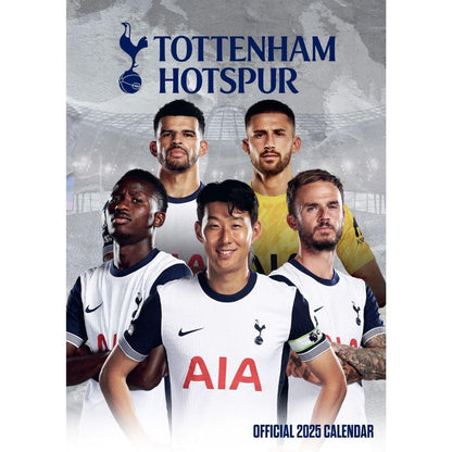 Dark Blue-White - Front - Tottenham Hotspur FC 2025 A3 Wall Calendar