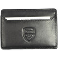 Black - Back - Arsenal FC Leather Money Clip Wallet