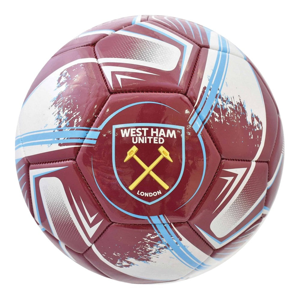 Claret - Front - West Ham United FC Turbine Mini Football