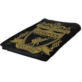 Black-Gold - Back - Liverpool FC Fleece Crest Blanket
