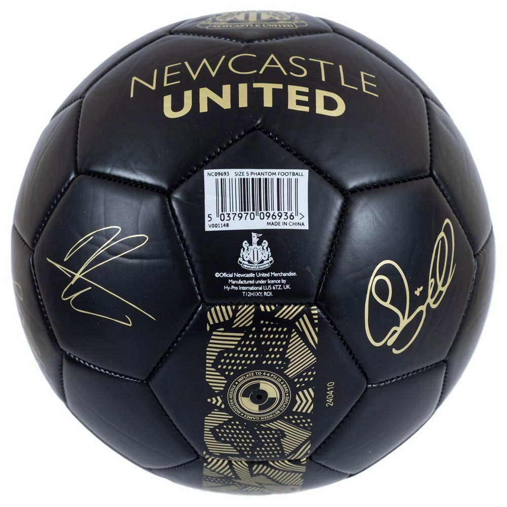 Black-Gold - Side - Newcastle United FC Phantom Football