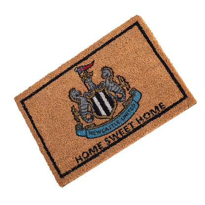 Gold - Back - Newcastle United FC Coir Crest Door Mat