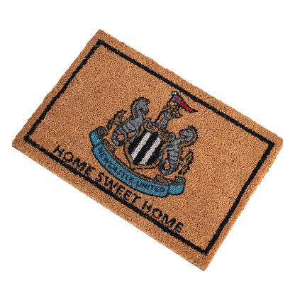 Gold - Side - Newcastle United FC Coir Crest Door Mat