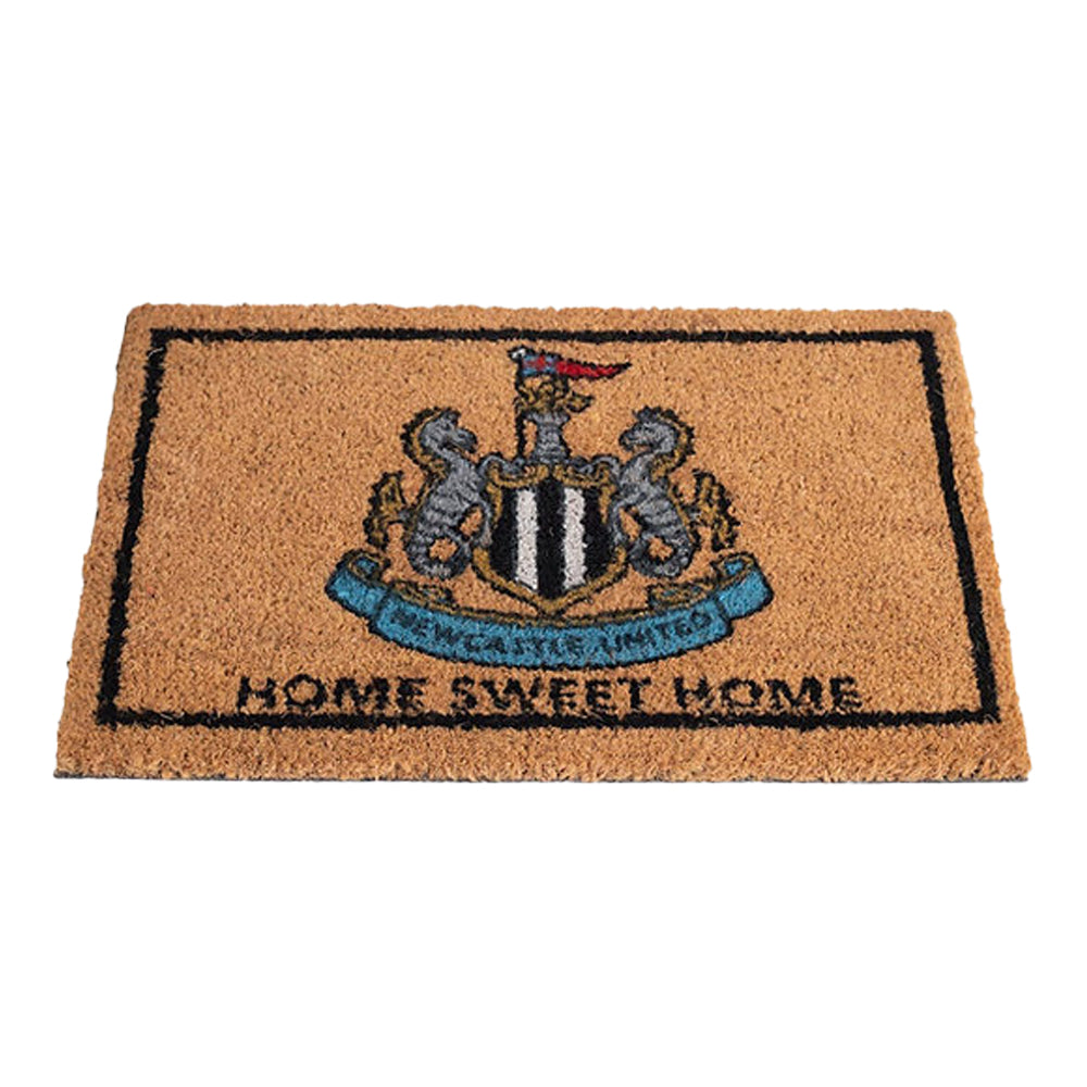 Gold - Front - Newcastle United FC Coir Crest Door Mat