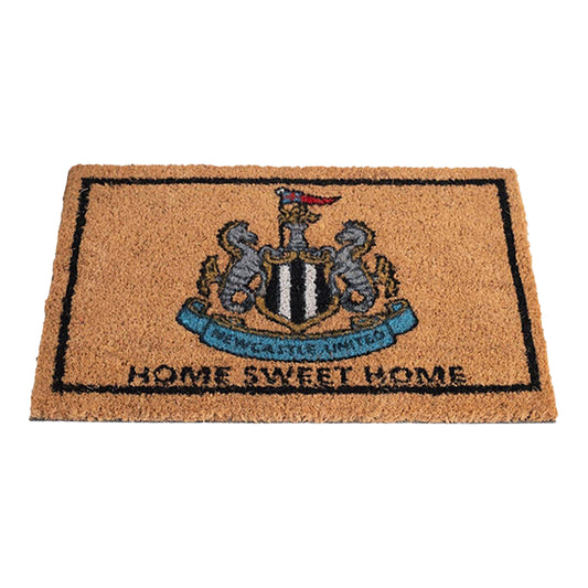 Gold - Front - Newcastle United FC Coir Crest Door Mat