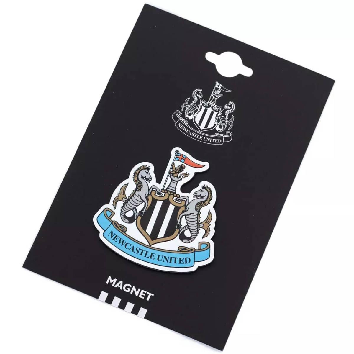 Black-White - Back - Newcastle United FC Crest Fridge Magnet