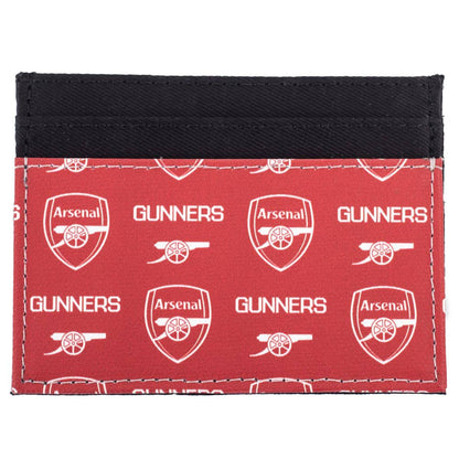 Red-White - Back - Arsenal FC Gunners Crest Card Holder