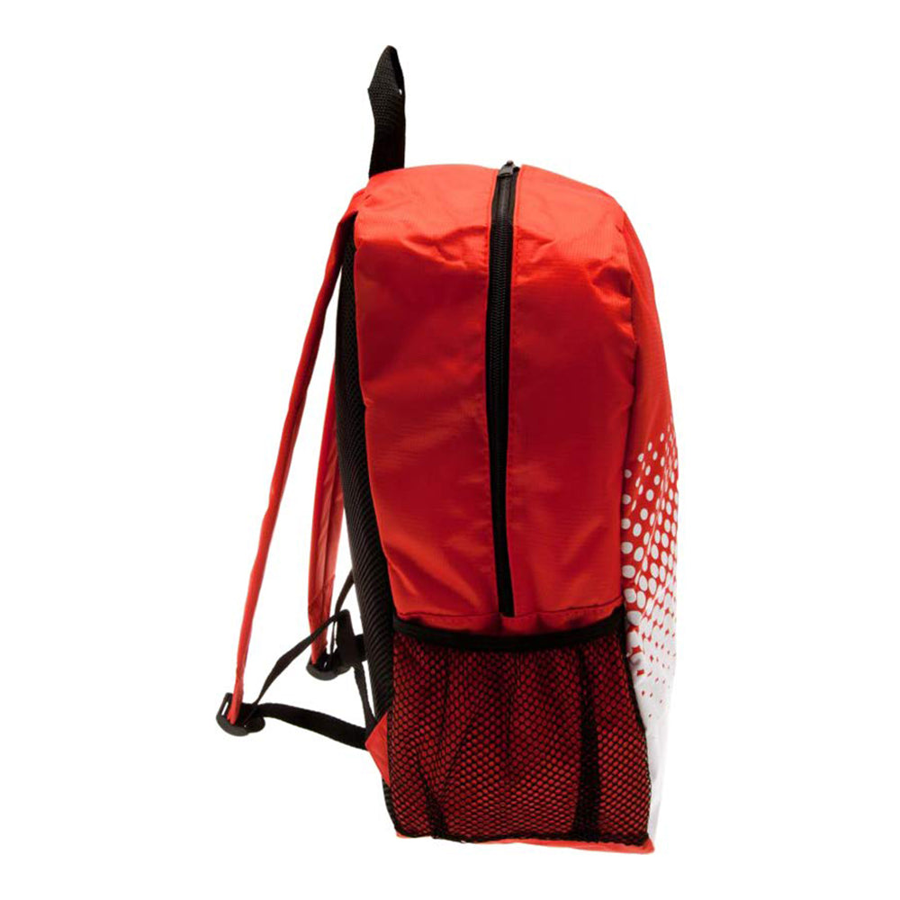 Red-White - Pack Shot - Liverpool FC Official Football Fade Design Backpack-Rucksack