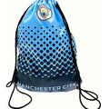Light Blue-Navy - Lifestyle - Manchester City FC Official Football Fade Design Gym Bag