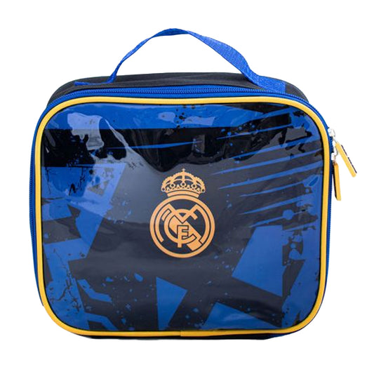 Dark Blue-Black - Front - Real Madrid CF Fragment Lunch Bag