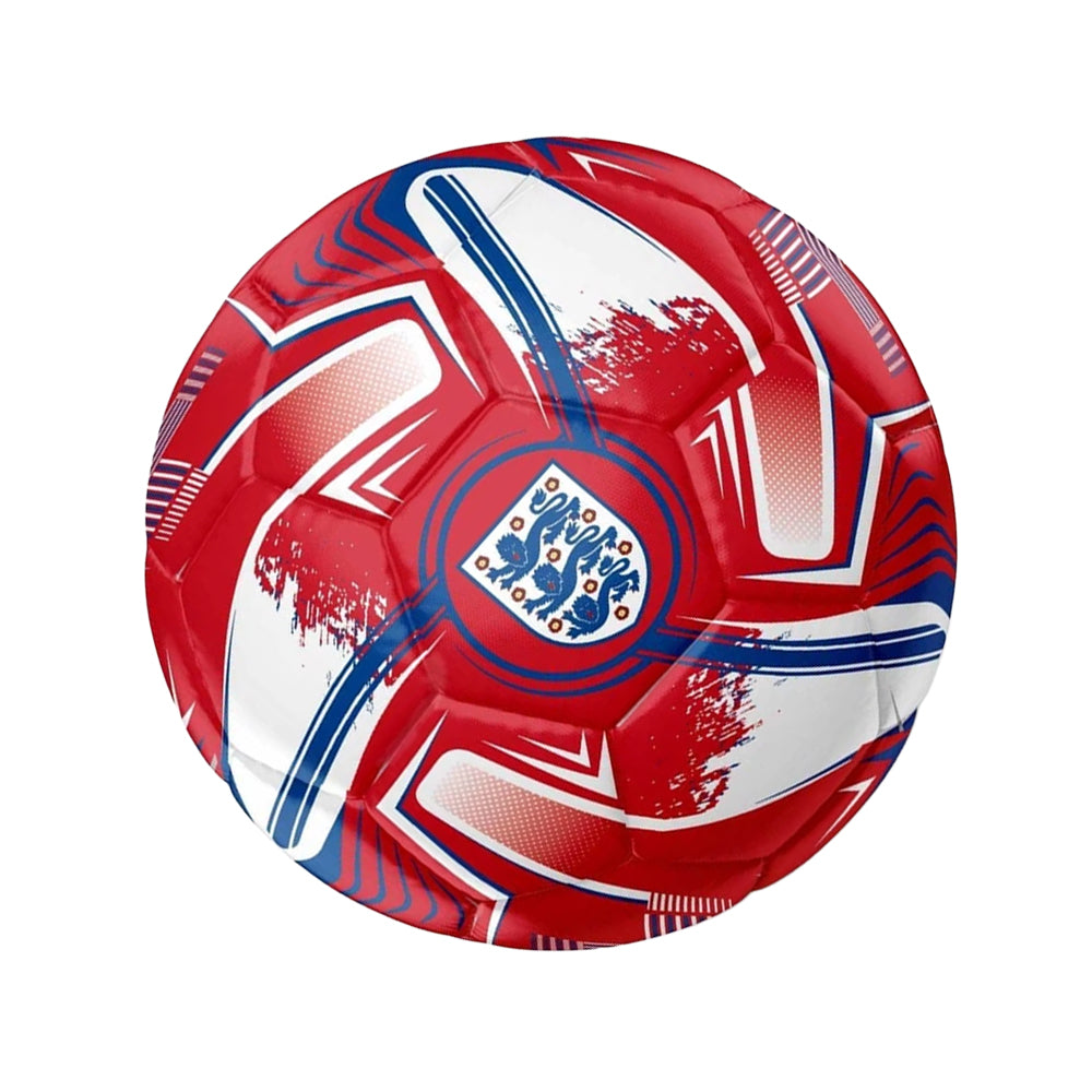 Red-Dark Blue-White - Back - England FA Turbine Print Football