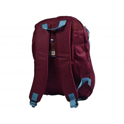 Burgundy-Sky Blue - Back - West Ham United FC Crest Backpack