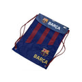 Blue-Burgundy - Back - Barcelona FC Stripe Drawstring Bag