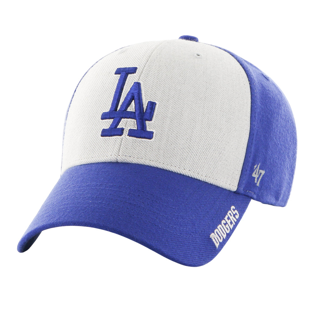Natural-Blue - Front - Los Angeles Dodgers 47 Two Tone Cap
