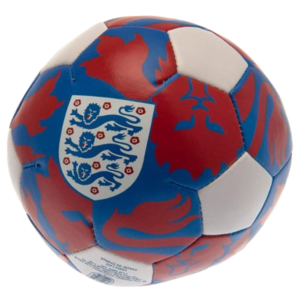 Red-Blue-White - Back - England FA Crest Mini Softball