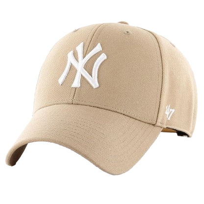 Khaki Green - Front - New York Yankees MLB 47 Snapback Baseball Cap