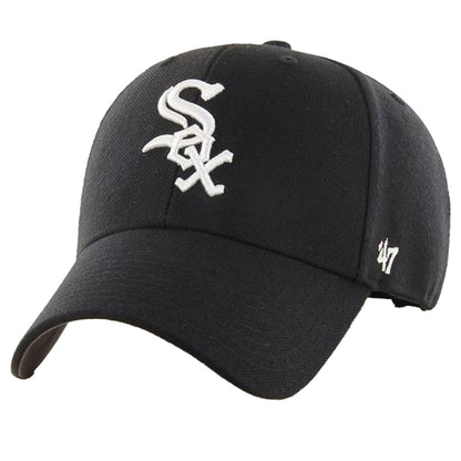 Black - Front - Chicago White Sox MLB 47 Baseball Cap