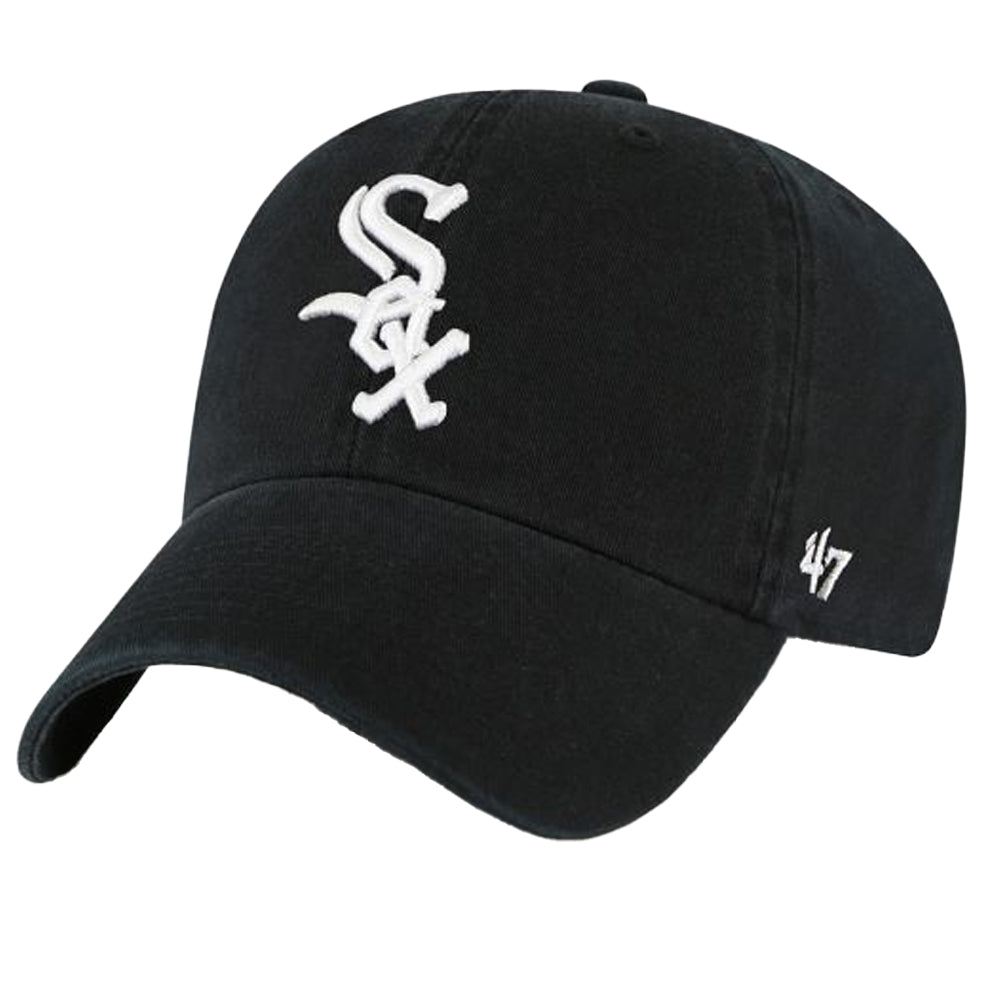 Black-White - Front - Chicago White Sox MLB 47 Baseball Cap