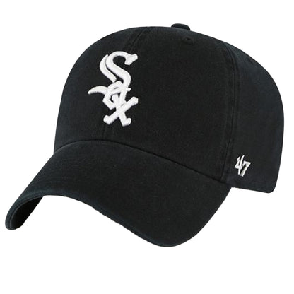 Black-White - Front - Chicago White Sox MLB 47 Baseball Cap