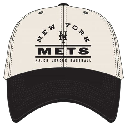 Natural-Black - Front - New York Mets MLB 47 Relaxed Fit Baseball Cap